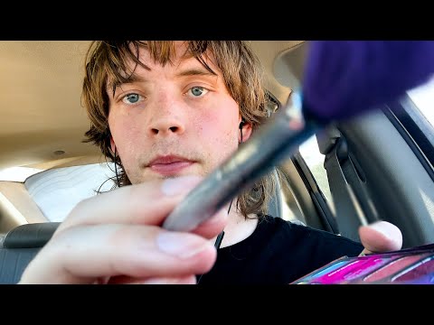 ASMR Doing Your Makeup in My Car 💄