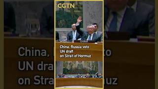 China, Russia veto UN draft on Strait of Hormuz #worldnow