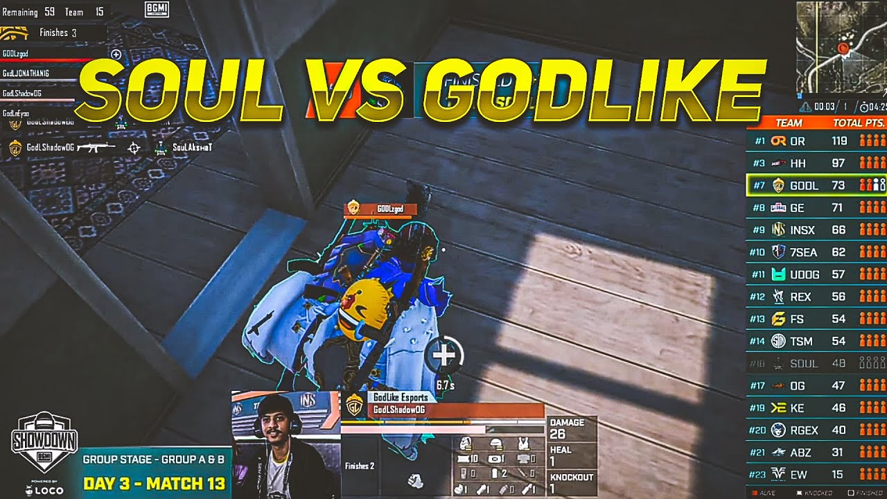 Team Soul vs Team GodLike BGSD Lan Event Fight || RAZER OP