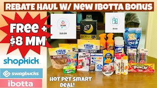 WALMART IBOTTA HAUL W/ Lunch Money bonus & WW / HOT PET SMART DEAL 😍// $100 in products FREE+ $8MM screenshot 1
