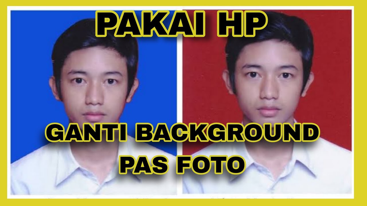 CARA UBAH BACKGROUND PAS FOTO TANPA APLIKASI  (‼️GRATIS‼️)