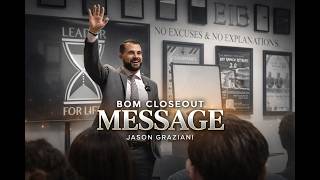 Jason Graziani Closeout Message 03-18-26