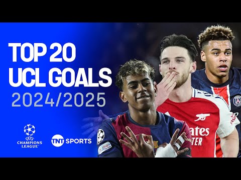 TOP 20 Champions League Goals of 2024/2025 ft. Yamal, Mbappe, Rice, Martinez, Doue & MORE! 😮‍💨