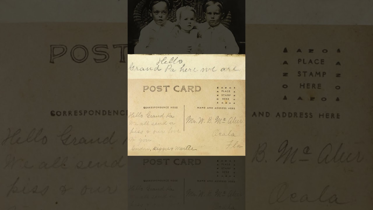 A Century-Old Treasure✨

This postcard, mailed 100 years ago from Ocala, Florida, is a true exam...