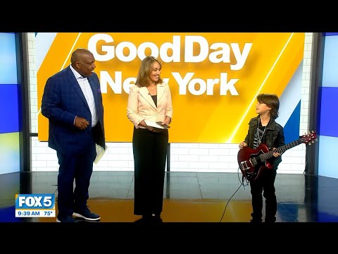 10 yo Guitar Phenom Bay Melnick Virgolino Good Day New York Rosanna Scotto & Curt Menefee 7.21.2025