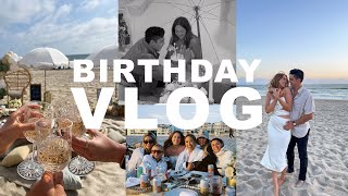 BDAY VLOG | Aesthetic beach picnic, celebrating my birthday, GRWM & charcuterie board essentials