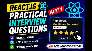 Reactjs practical Interview questions - Part 1
