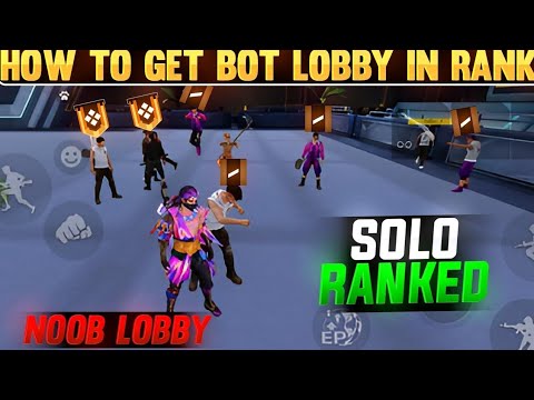 how to get noobs in free fire ranked match - YouTube