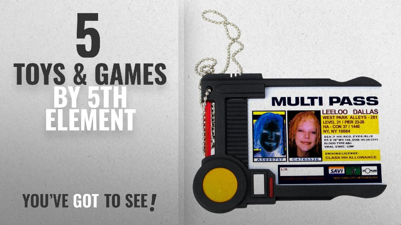 Top 10 5Th Element Toys & Games [2018]: QMX The Fifth Element Multipass Replica
