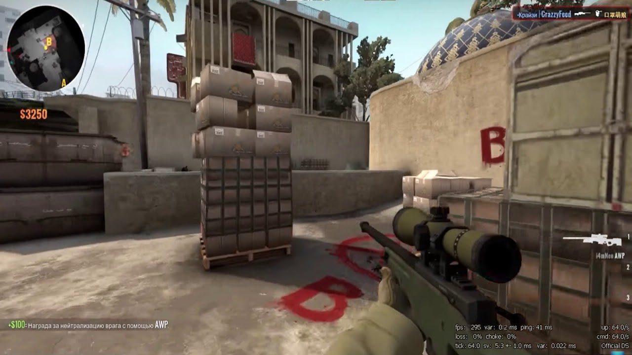 CS:GO - Нарезка топовых моментов с AWP 