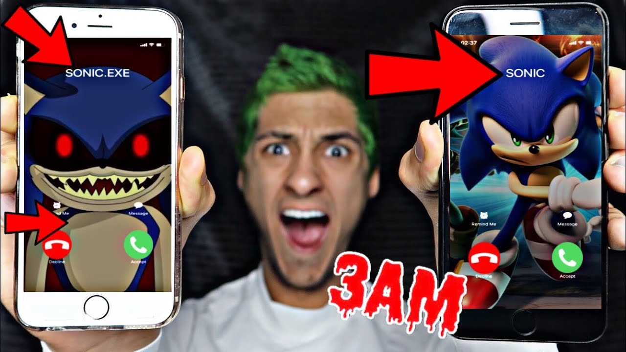 CALLING SONIC.EXE AND METAL SONIC AT THE SAME TIME ON FACETIME AT