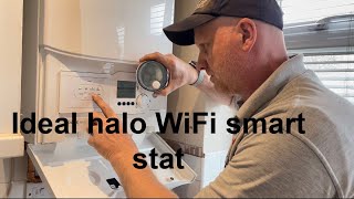 Ideal halo wifi thermostat, unboxing, installing and demonstrating  how the stat works with the app. screenshot 5