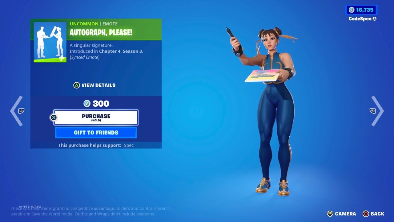 *NEW* Autograph Please Emote! (Fortnite Battle Royale) - YouTube