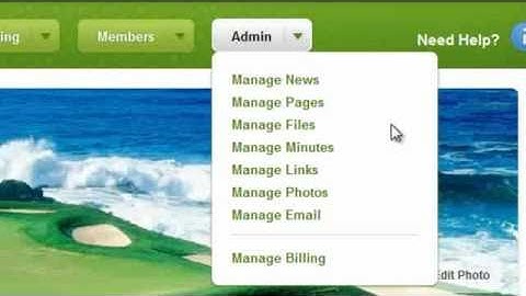 Manage Emails, For Basic and Fast Draw Emails - Golf Group Manager Video Tutorial Series