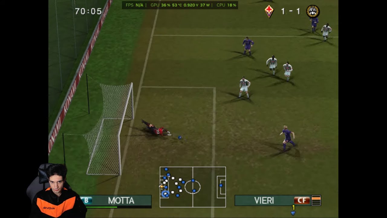 PES 2008 PS2 – Udinese crolla! La stanchezza frena la corsa Champions Ep. 10