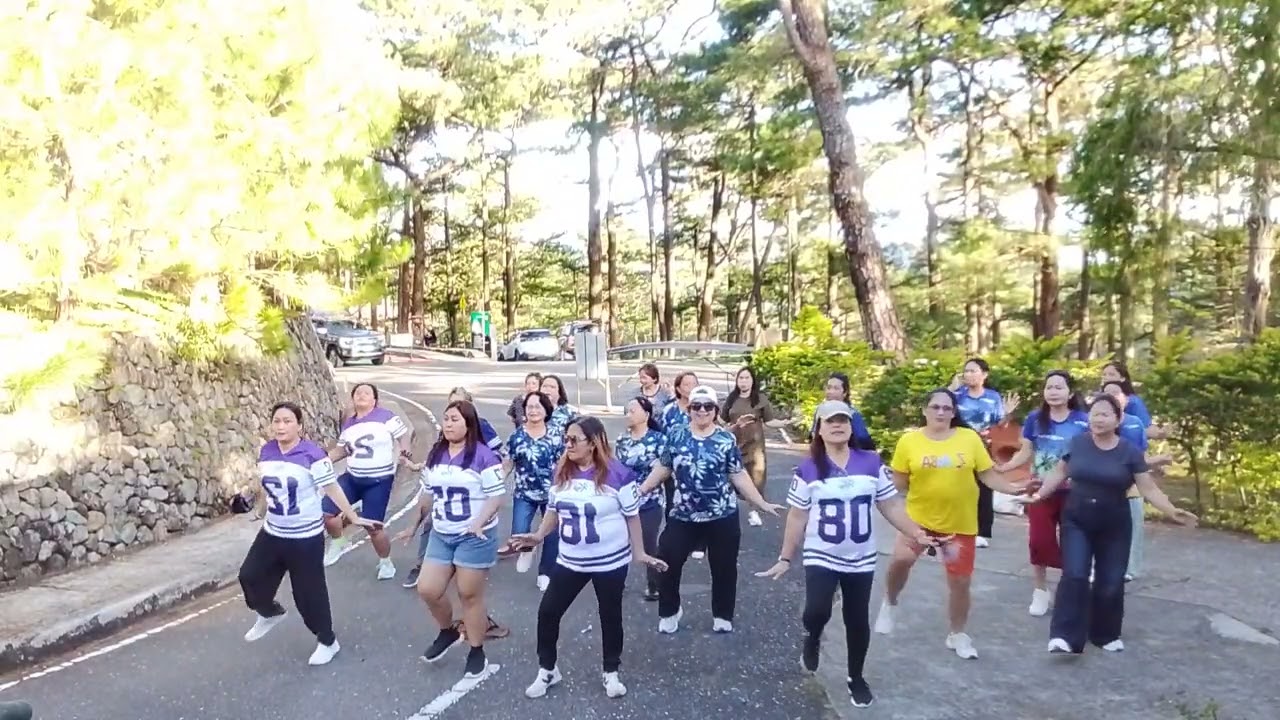 R3 zumba at Camp John Hay, Baguio city 