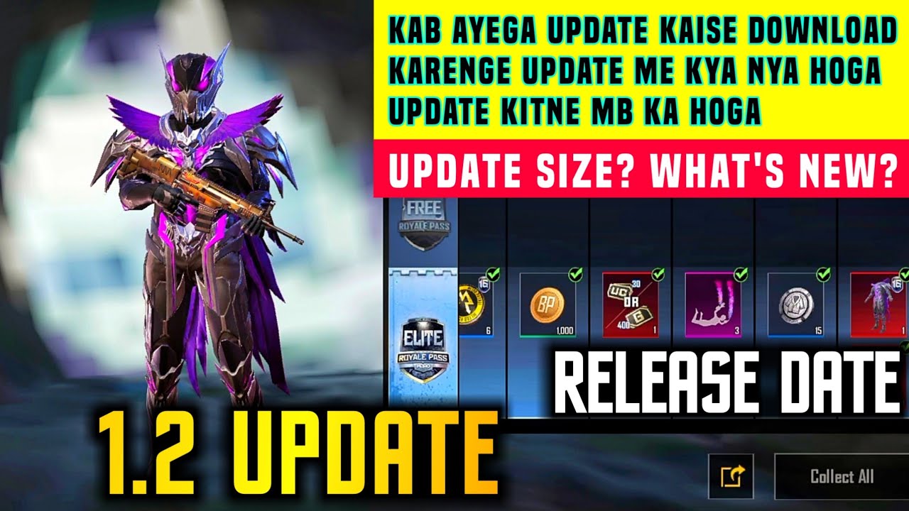 PUBG MOBILE 1.2 UPDATE RELEASE DATE ? | HOW TO DOWNLOAD NEW UPDATE | BTX CLAN