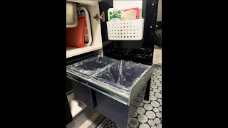 Install Kaboodle  pull out bin in to 19ft Road Owl Bunk Caravan