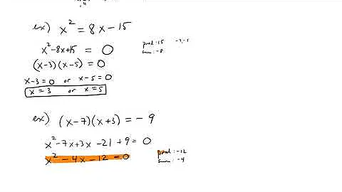 6.7 Solve by factoring