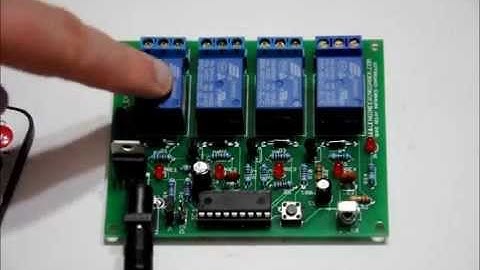 The 4-Channel Infra-red Learning Relay Board Set - Control AC Devices Wirelessly!