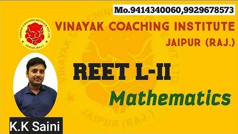 Reet L-II/Maths-Sci./Maths/Class-2/Vinayak coaching Institute,Jaipur