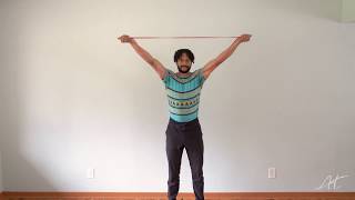 Resistance Band Scaption Raise | Andy Tollefson Coaching