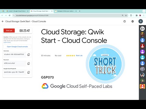 [2024] Cloud Storage: Qwik Start - Cloud Console || #qwiklabs || #GSP073 ||  [With Explanation🗣️]