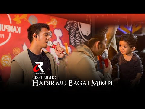 RIZKI RIDHO - HADIRMU BAGAI MIMPI (LIVE COVER) | KAMPUNG ARTIS FOODCOURT !! | ANISA RAHMA!!