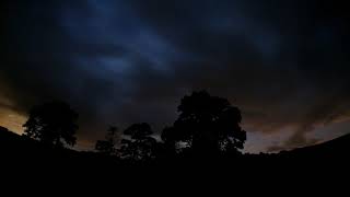 Peak District night lapse at Barrack's Farm Caravan & Camping Site