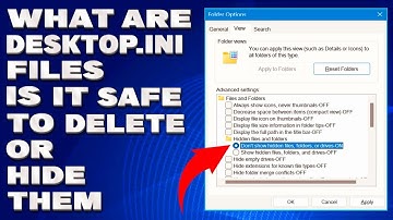 What Are Desktop.ini Files, Is It Safe To Delete or Hide Them?