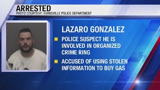 Gas station crime ring suspect apprehended in Evansville