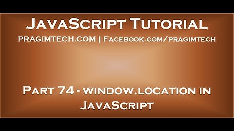 window location in JavaScript