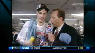 Funny Alexi Kovalev interview after 1994 Stanley Cup Win