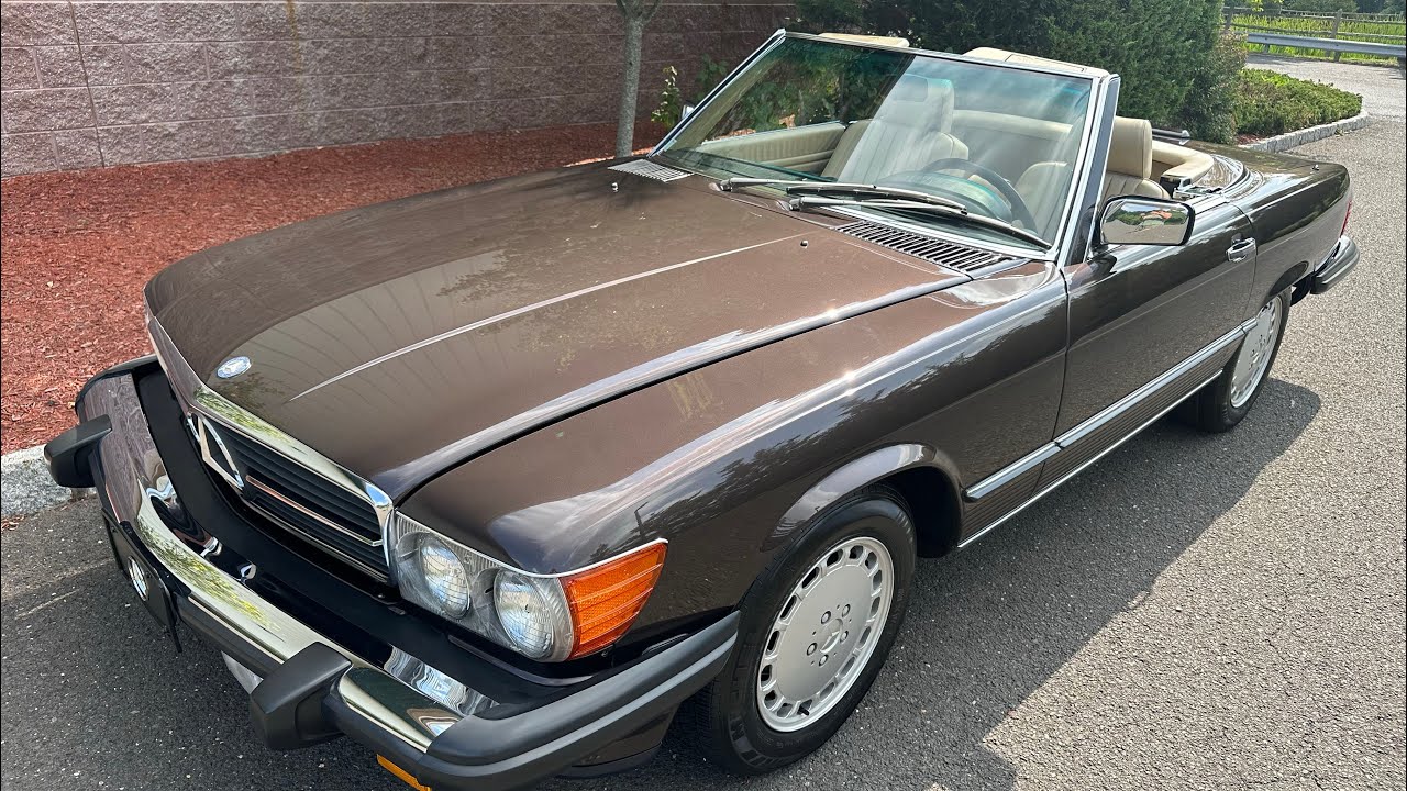 1989 Mercedes-Benz 560SL 40k miles Rare !!! Bison Brown Walk
