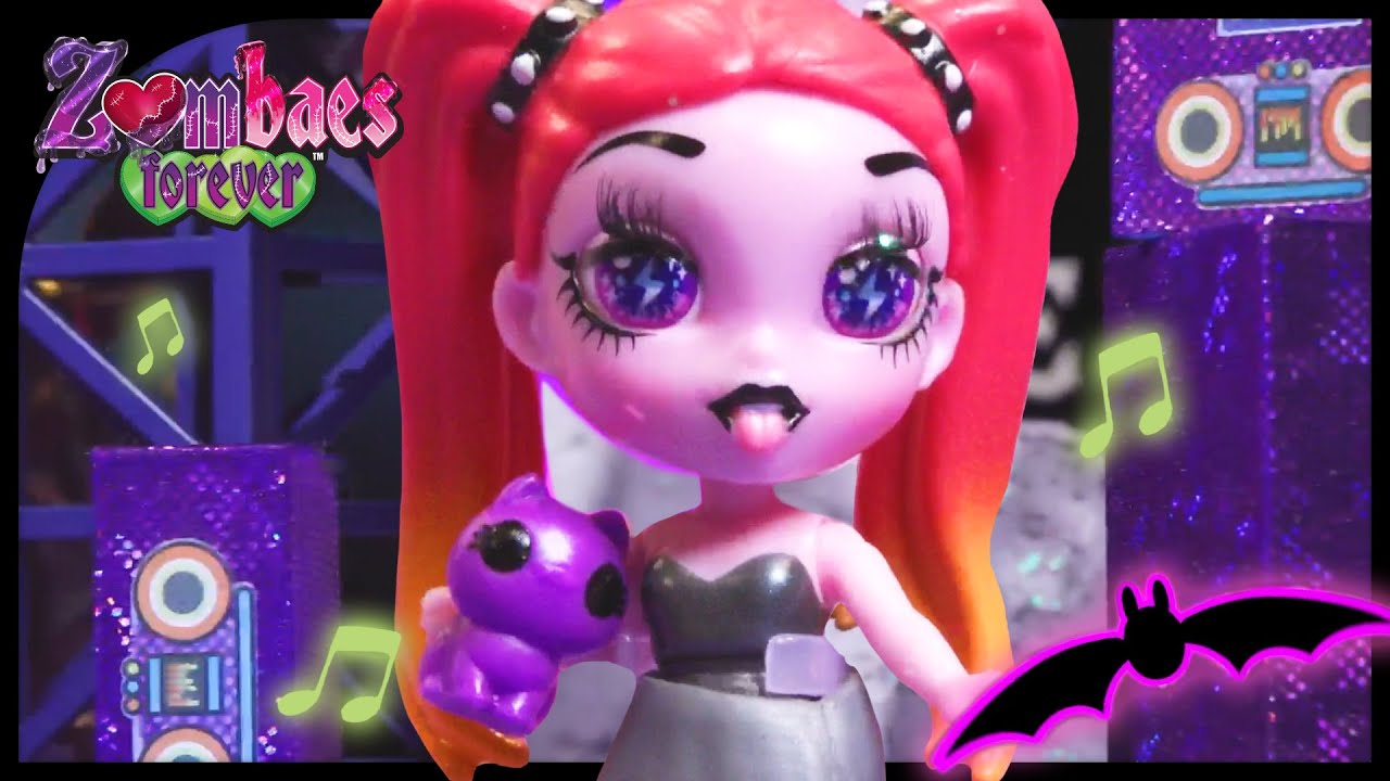 A Day in the Afterlife with Rock in Peace | Zombaes Forever | Toy Play ...