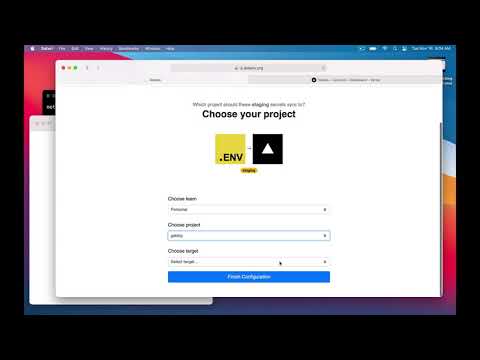 Dotenv | Sync to Vercel