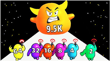 Merge Guys !shoot and Run 2048 - Gameplay Walkthrough - Max Levels (Lvl 11-20)