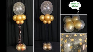 Confetti Balloon Centerpiece With Lights