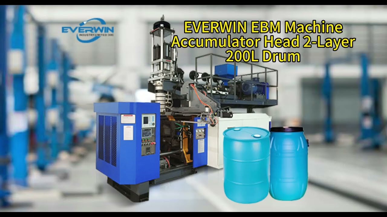 200L Drum 2 Layer Accumulator Extrusion Blow Molding Machine