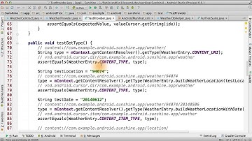 Coding ContentProvider: getType() - Developing Android Apps