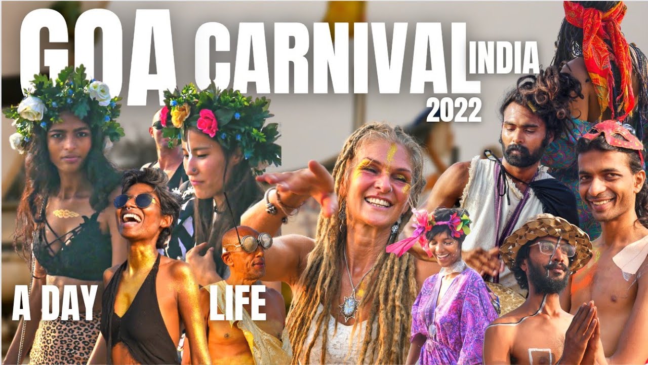 Arambol Carnival - American Traveling India - Goa India 2022 - 🇮🇳 - Solo Traveling India - Goa