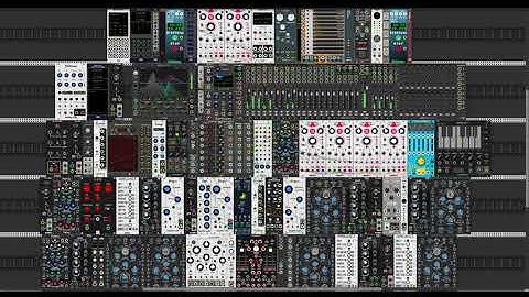 Slow atmospheric Techno patch in VCV Rack