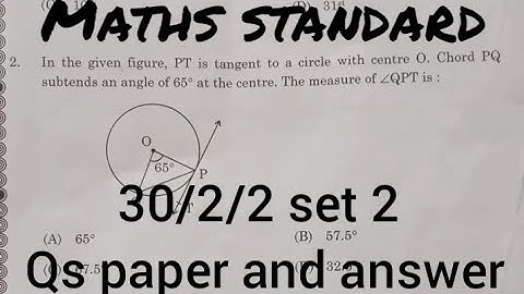 Class 10 Maths standard 2024 Answer key 30/2/2 Set 2 #maths #class10 #answerkey #answer #cbse #exam