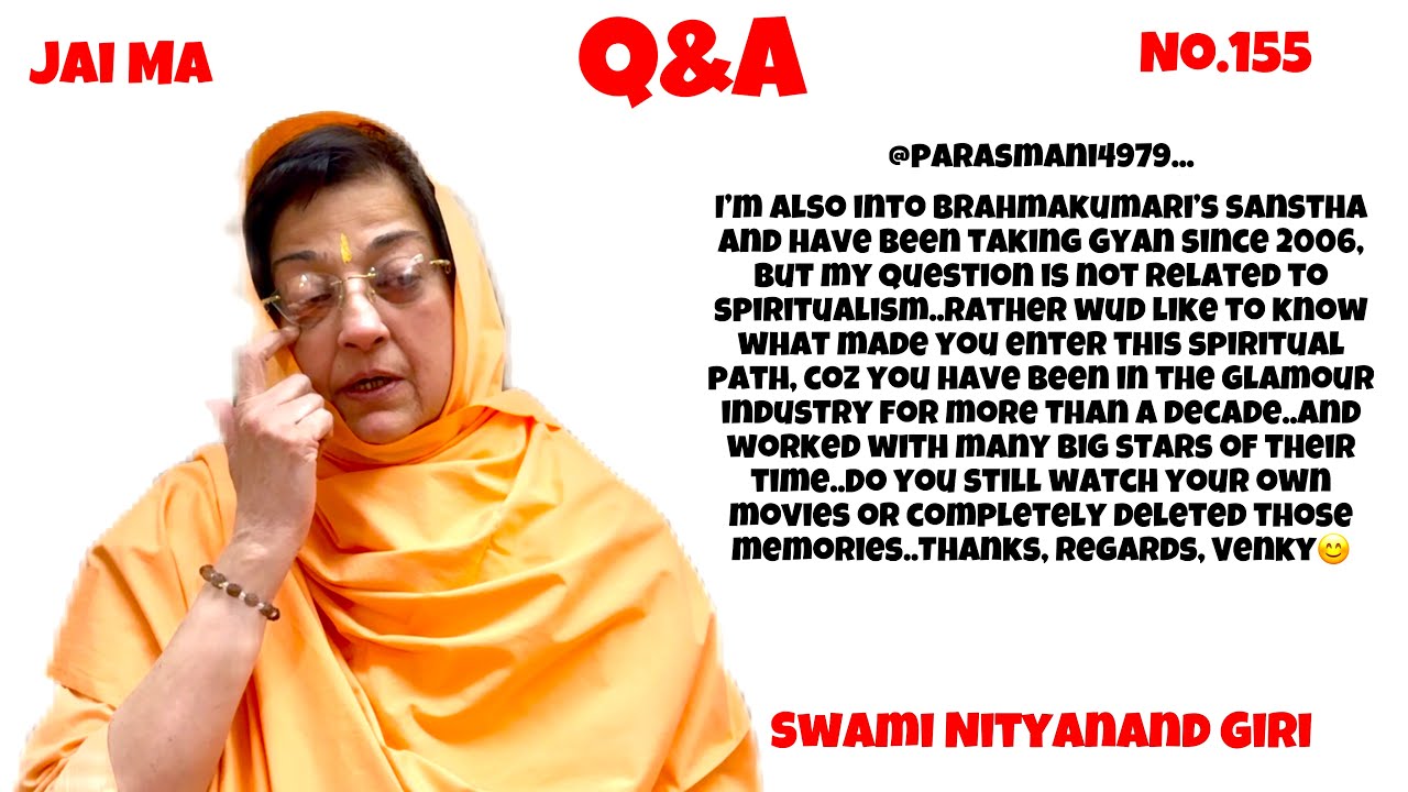 What made you enter spiritual path after being in Bollywood?  | Q&A with Swami Nityanand Giri