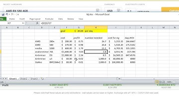 Nicehash profitability calculator is awesome!