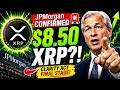 XRP NEWS TODAY: JPMorgan CONFIRMS Clarity Act Timeline 🚨 XRP $8.50 MOVE ABOUT TO START!