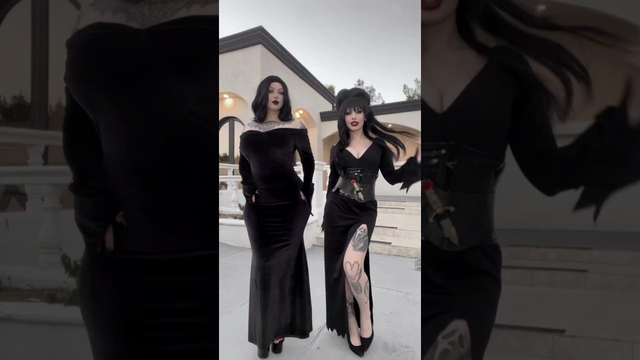 Didn’t have the heart to trim the ending💀💀😂 @Blairvira #elvira #morticiaaddams