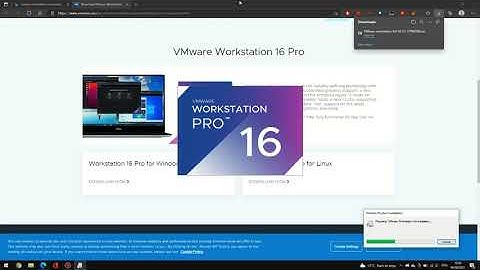 video failed on how to install vmware workstation 16