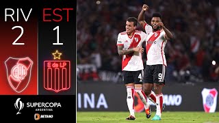 Supercopa Argentina (undécima edición): River 2 - Estudiantes de La Plata 1