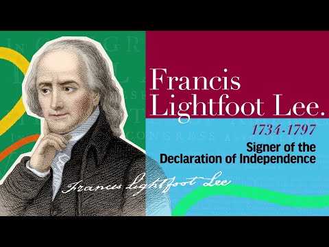 Francis Lightfoot Lee | The Signers of the Declaration of Independence and the Constitution